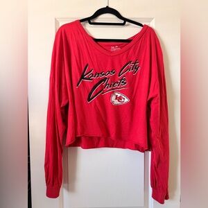 Majestic Women's Red Kansas City Chiefs Long Sleeve Tee
